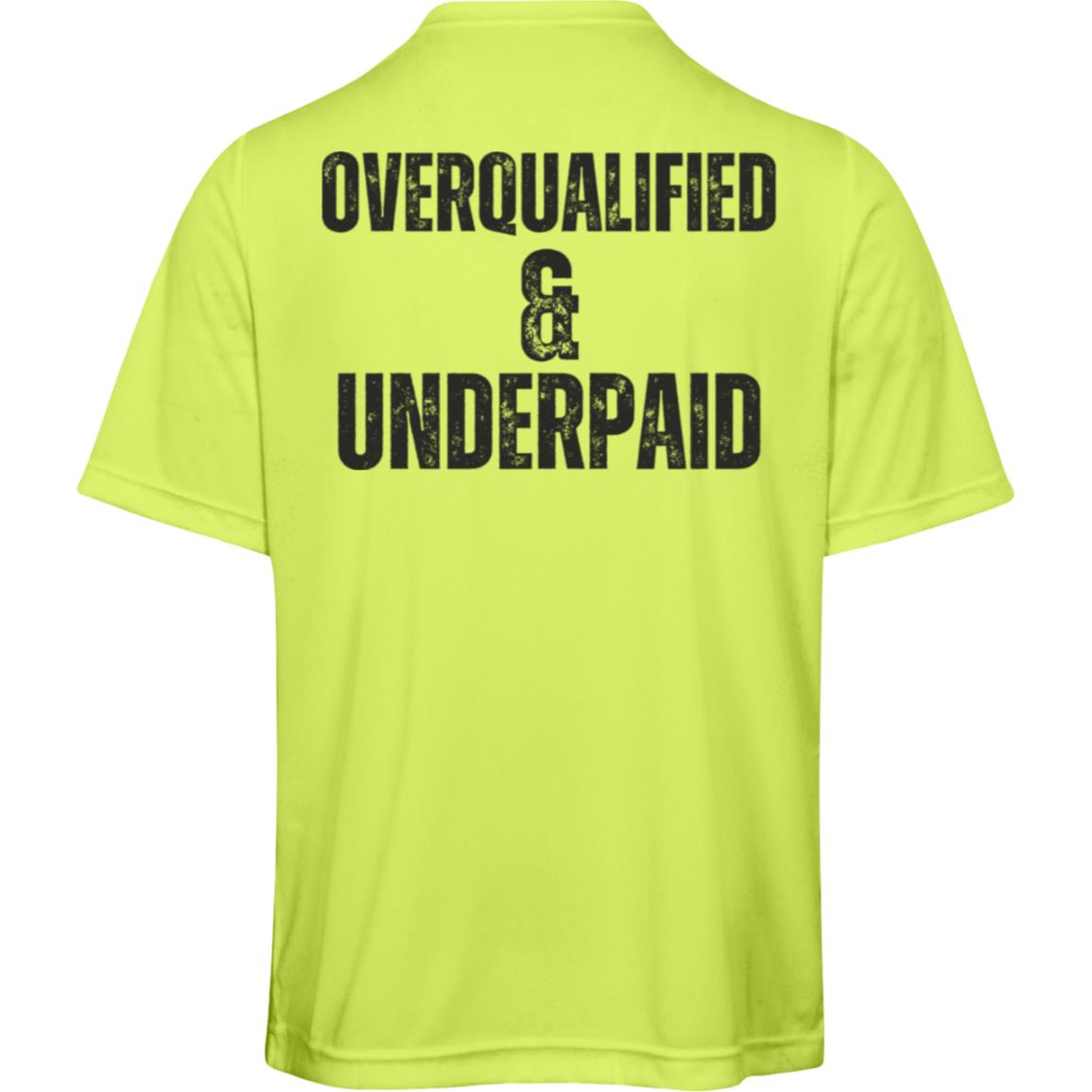 Overqualified & Underpaid Mens Zone Tee