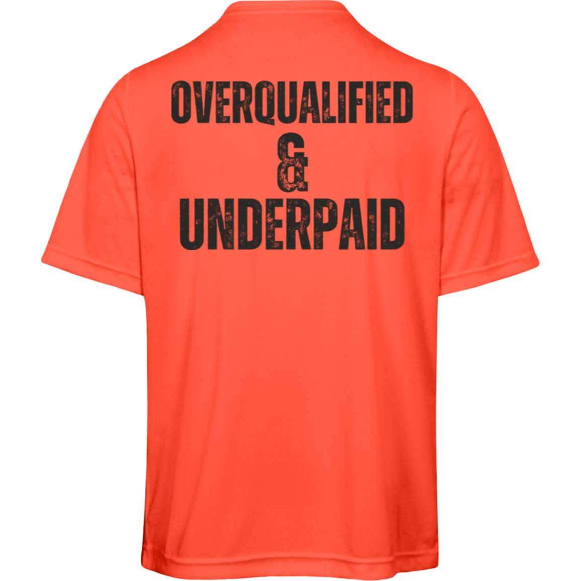 Overqualified & Underpaid Mens Zone Tee