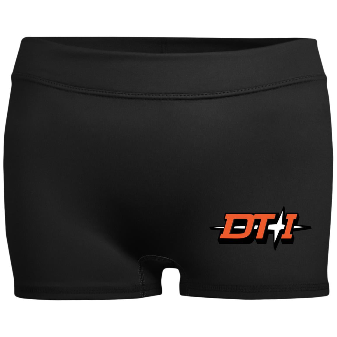 Detroit Toledo & Ironton [DT&I] Ladies' Fitted Moisture-Wicking 2.5 inch Inseam Shorts - Broken Knuckle Apparel