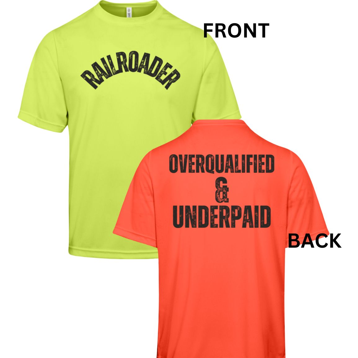 Overqualified & Underpaid Mens Zone Tee