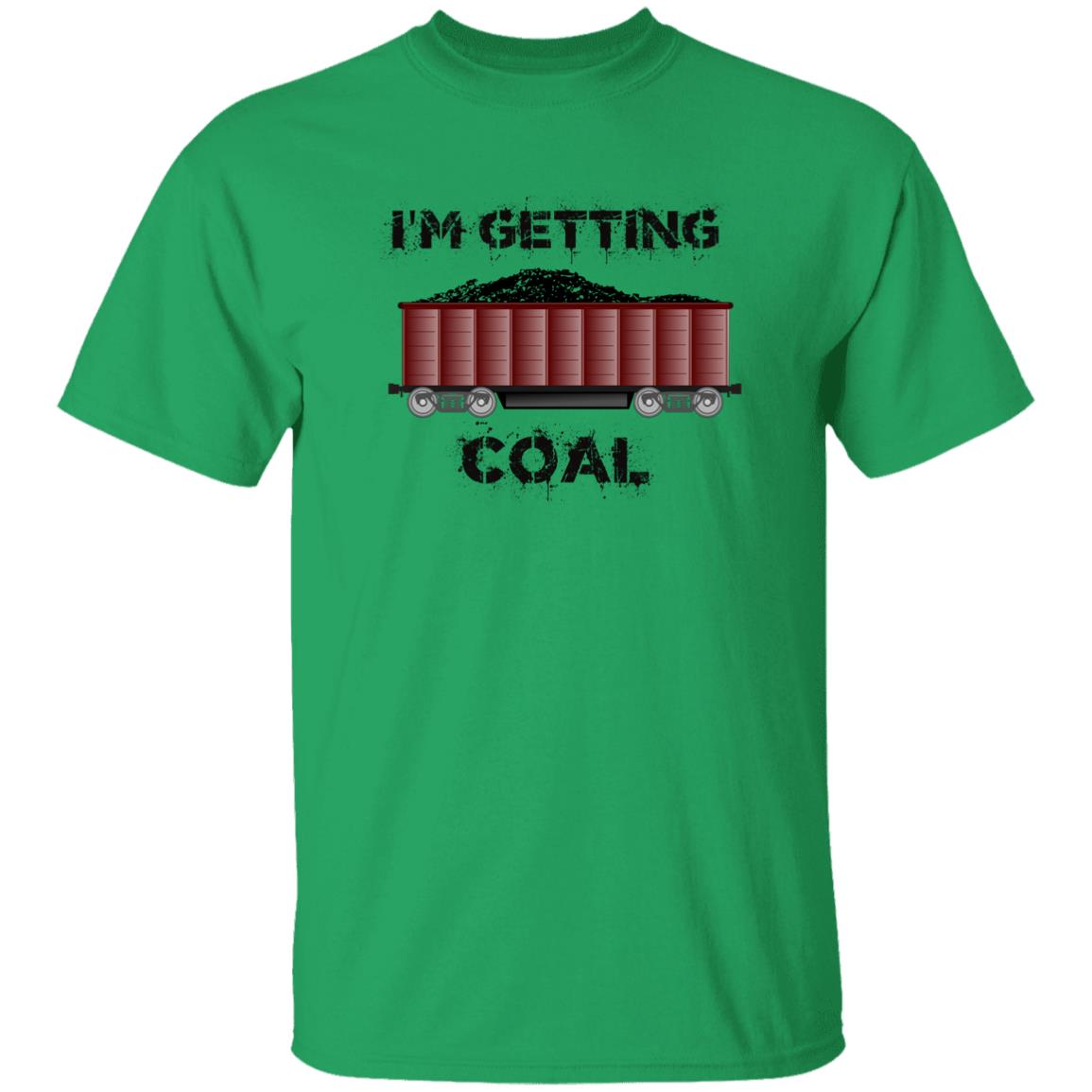 I'm Getting Coal Youth 5.3 oz 100% Cotton T-Shirt - Broken Knuckle Apparel