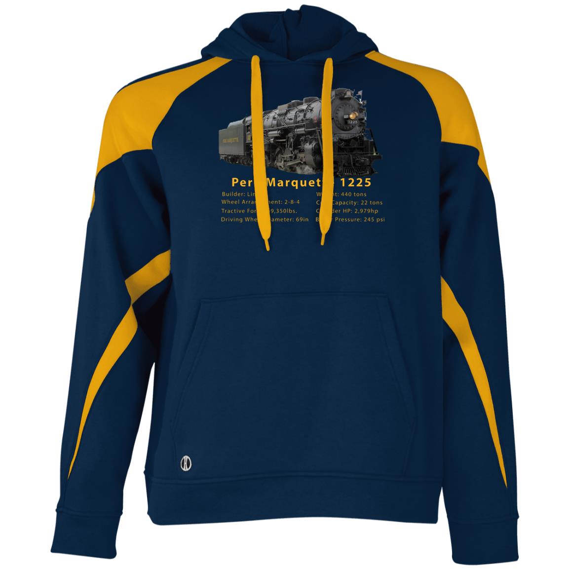 Pere Marquette 1225 Athletic Colorblock Fleece Hoodie - Broken Knuckle Apparel