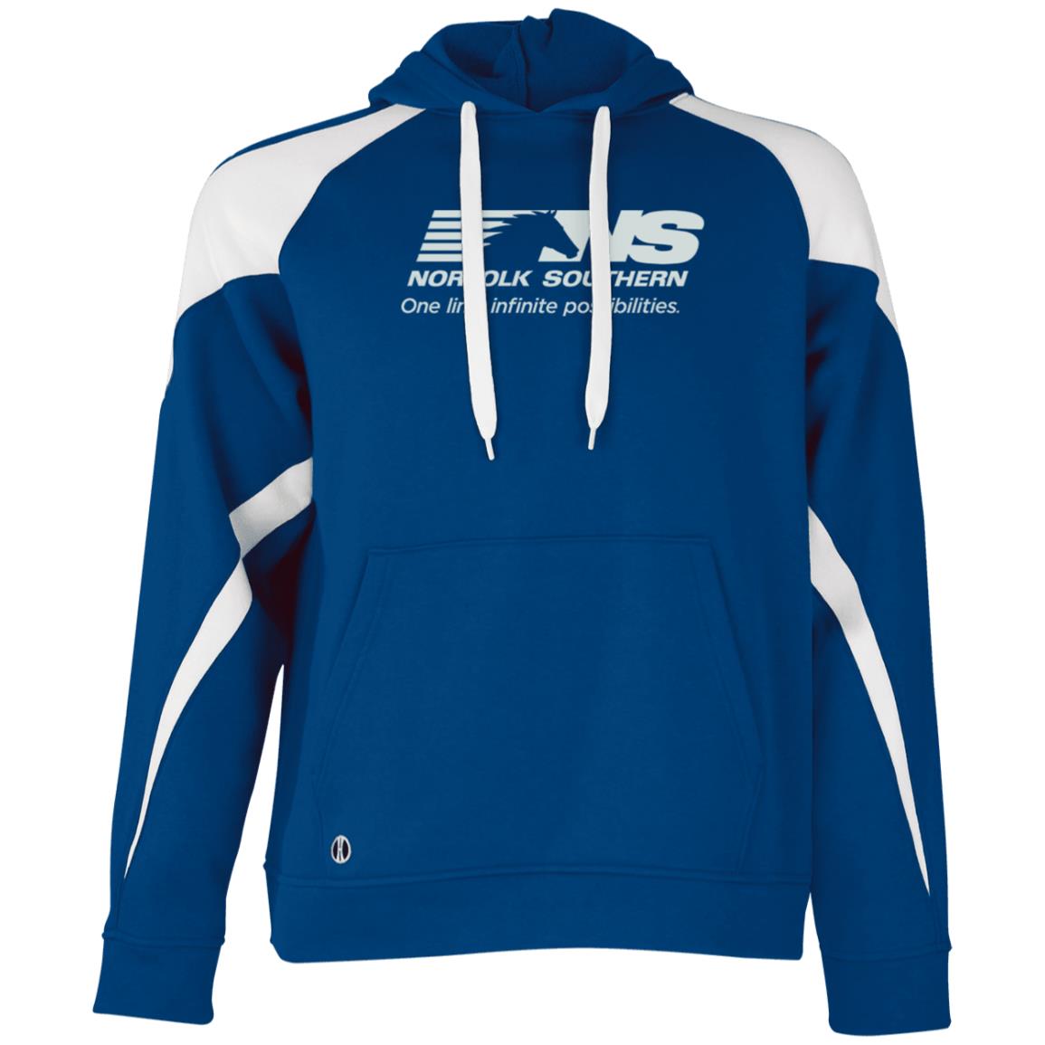 Norfolk Southern Athletic Colorblock Fleece Hoodie