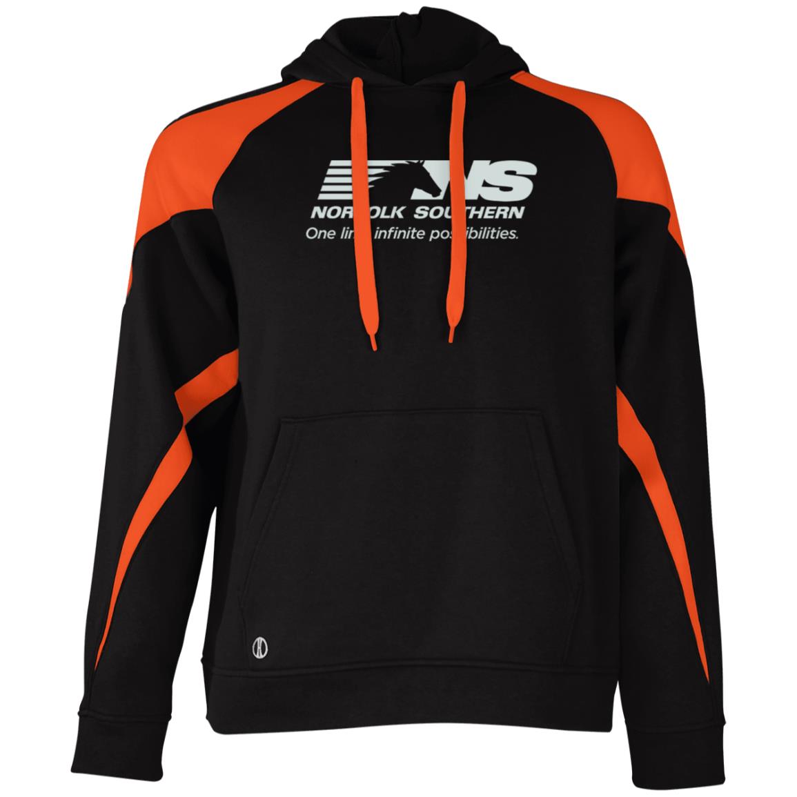 Norfolk Southern Athletic Colorblock Fleece Hoodie - Broken Knuckle Apparel