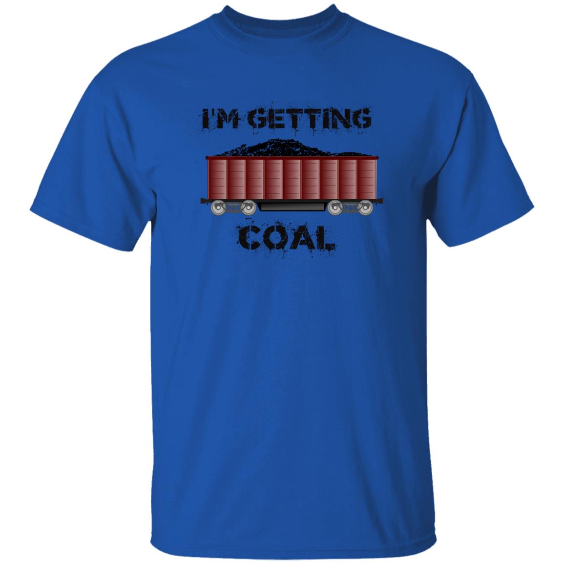 I'm Getting Coal Youth 5.3 oz 100% Cotton T-Shirt - Broken Knuckle Apparel