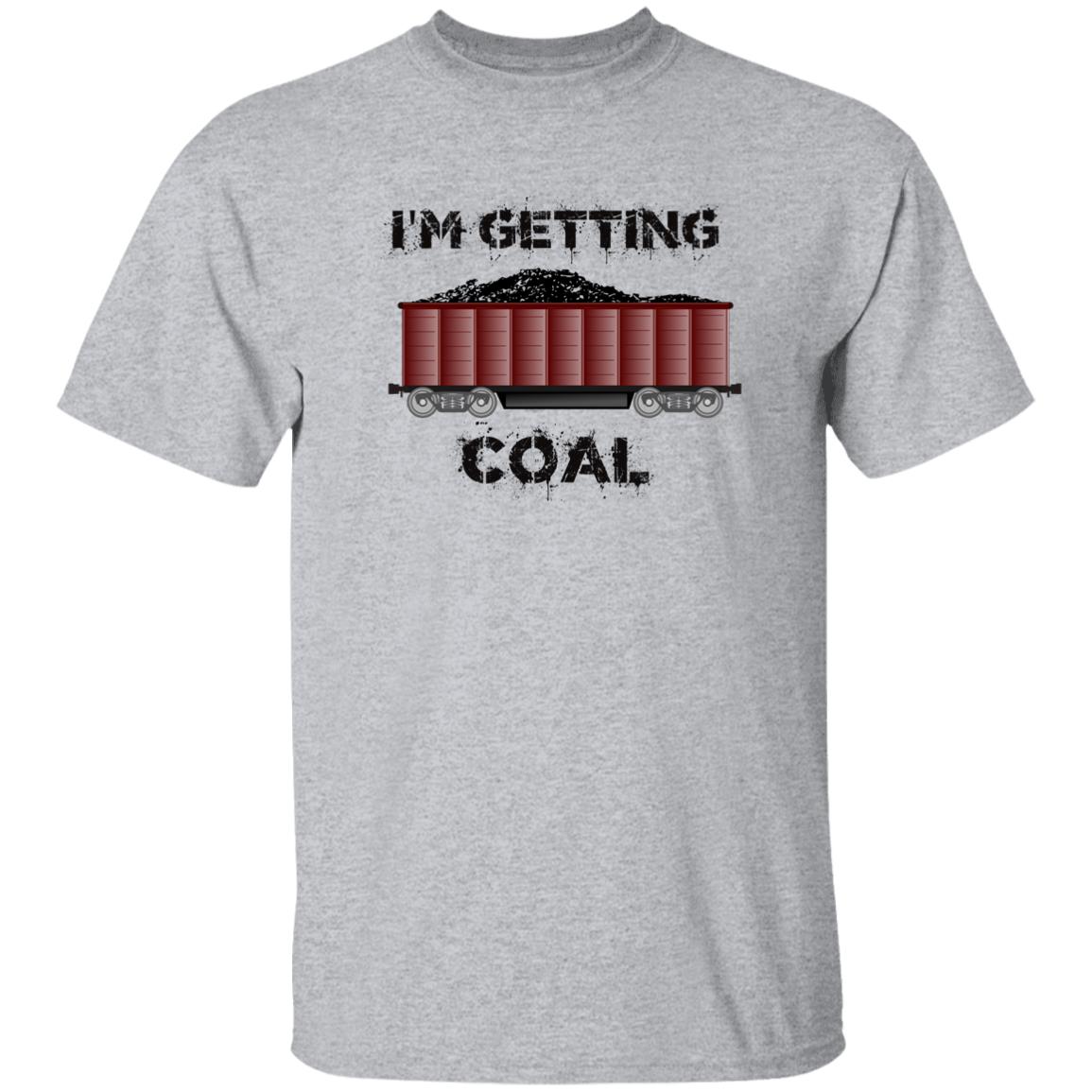 I'm Getting Coal Youth 5.3 oz 100% Cotton T-Shirt - Broken Knuckle Apparel