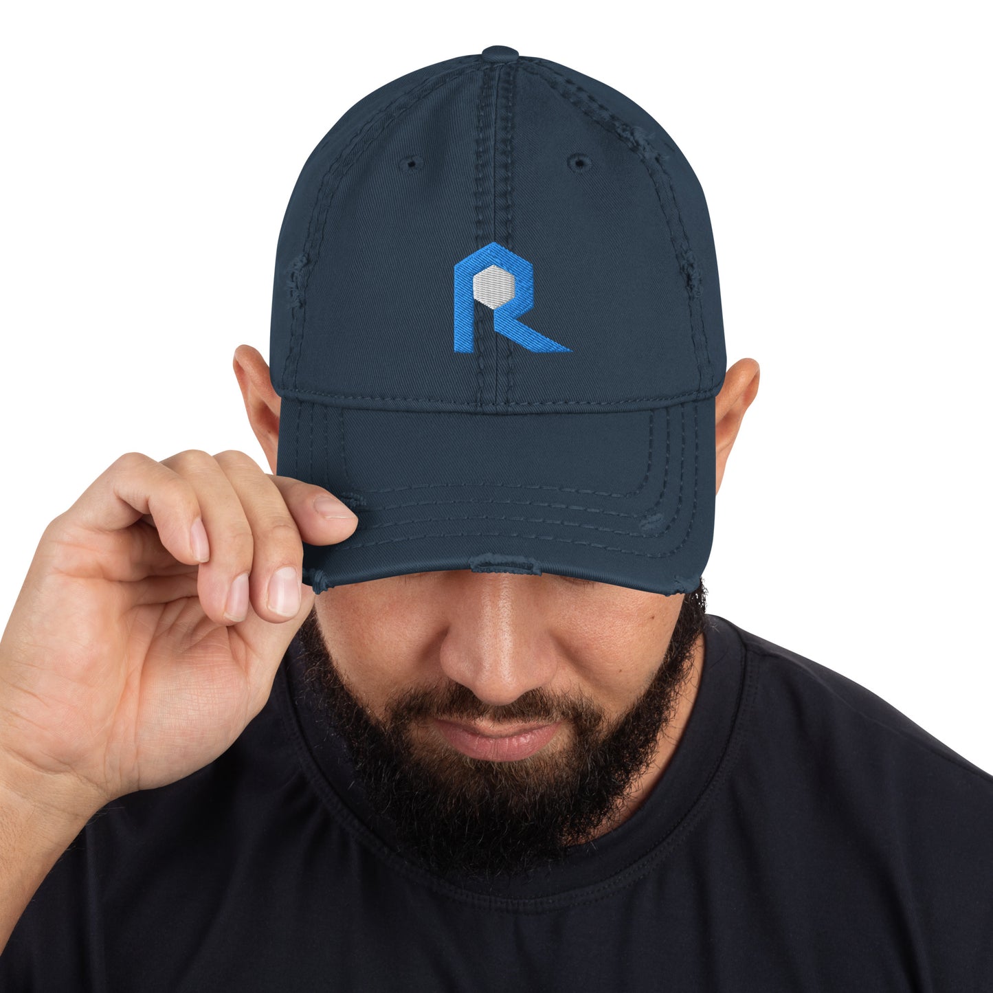 The Rock Distressed Dad Hat - Broken Knuckle Apparel