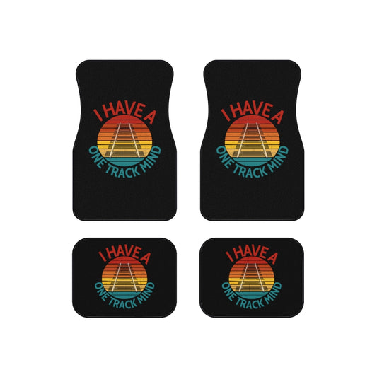 One Track Mind Car Mats (Set of 4) - Broken Knuckle Apparel