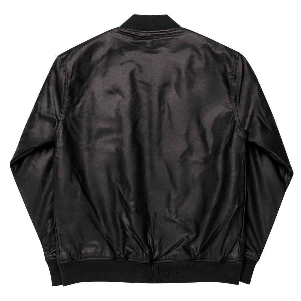 Bessemer and Lake Erie Railroad Leather Bomber Jacket - Broken Knuckle Apparel