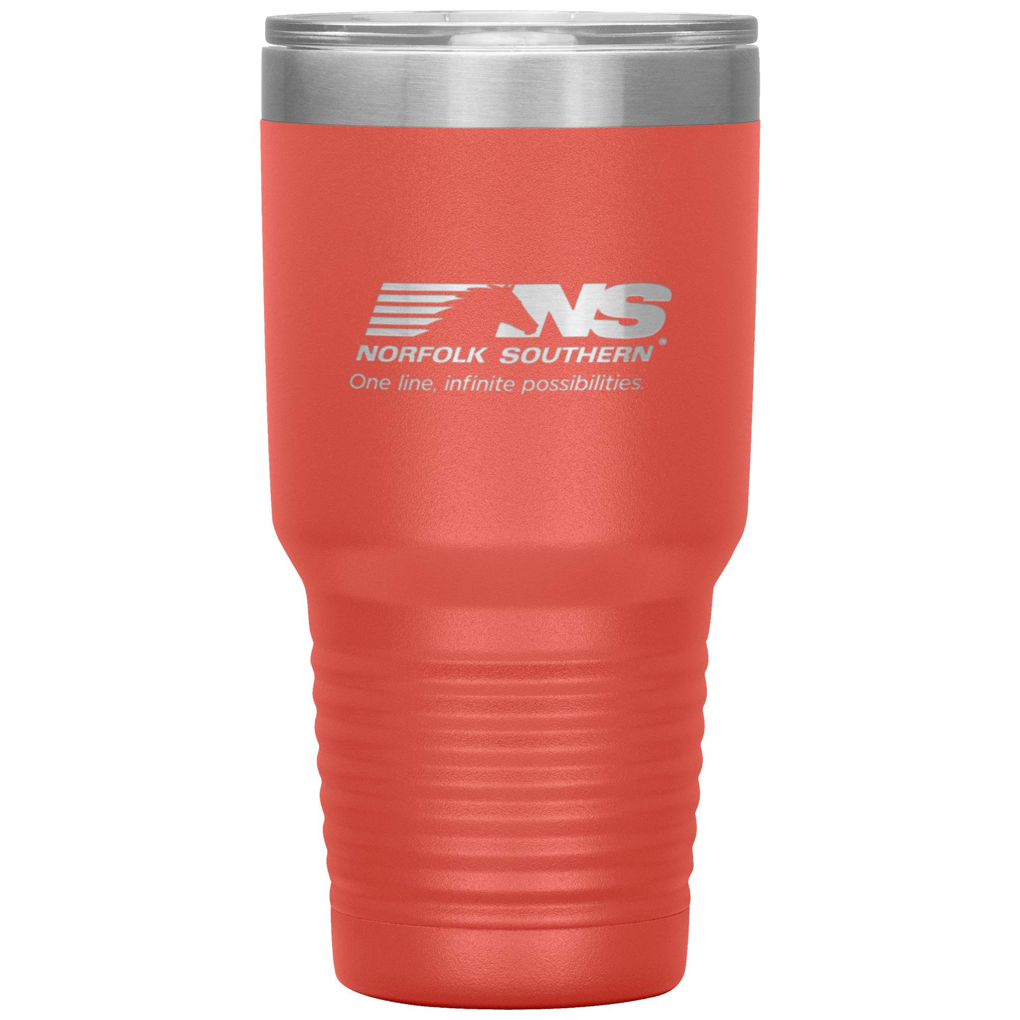 Blank Red Insulated Stainless Steel Sand Rambler 30 oz Coffee Tumbler