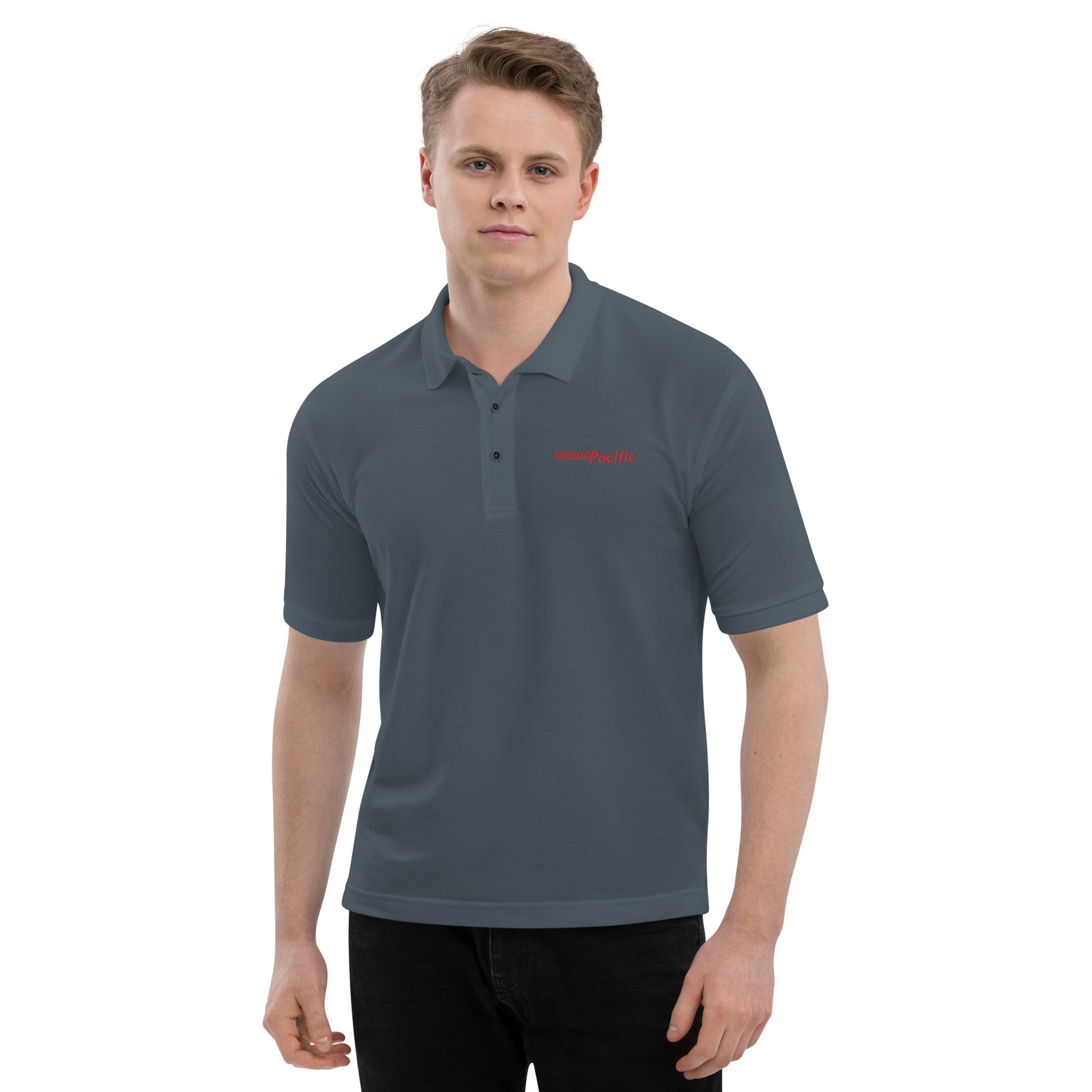 Southern Pacific Men's Premium Polo - Broken Knuckle Apparel