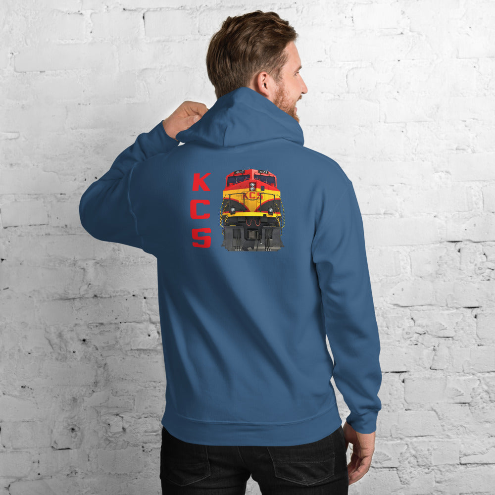 Kansas City Southern Locomotive Pullover Unisex Hoodie - Broken Knuckle Apparel