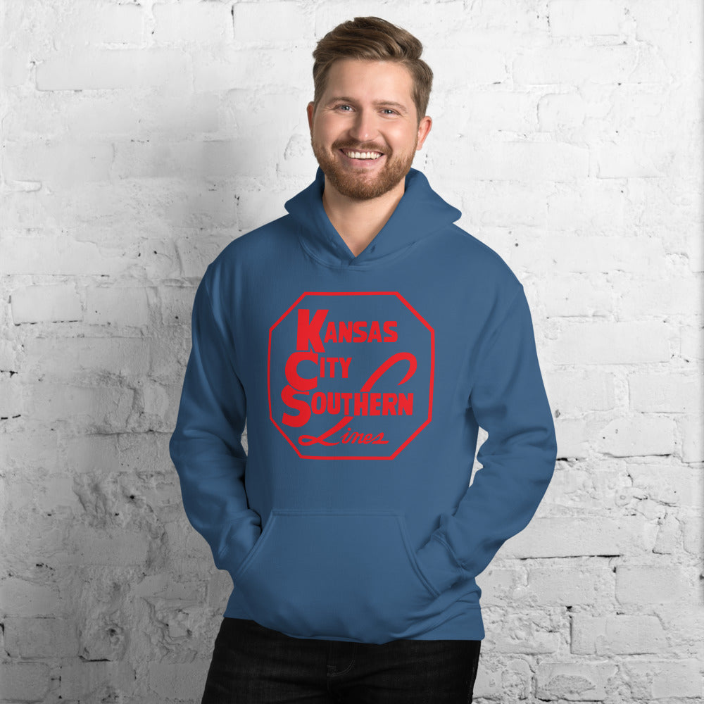 Kansas City Southern Locomotive Pullover Unisex Hoodie - Broken Knuckle Apparel