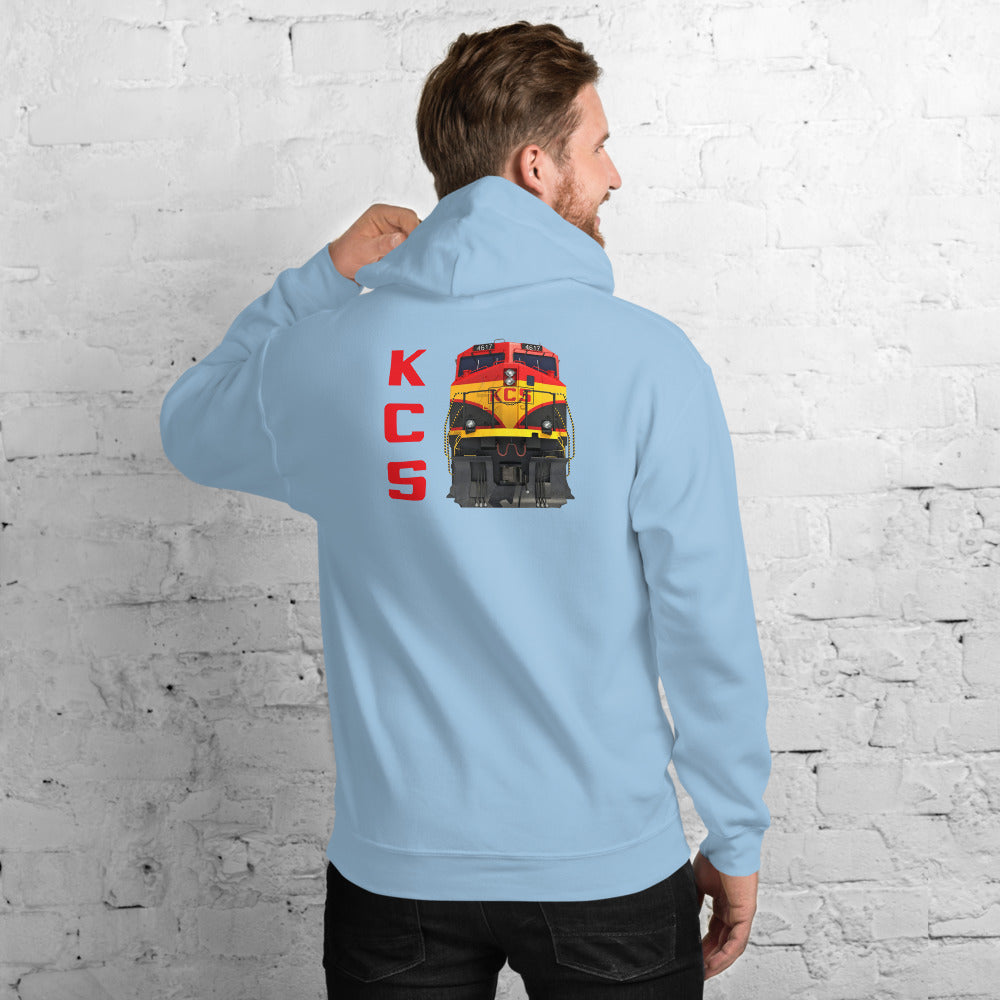 Kansas City Southern Locomotive Pullover Unisex Hoodie - Broken Knuckle Apparel