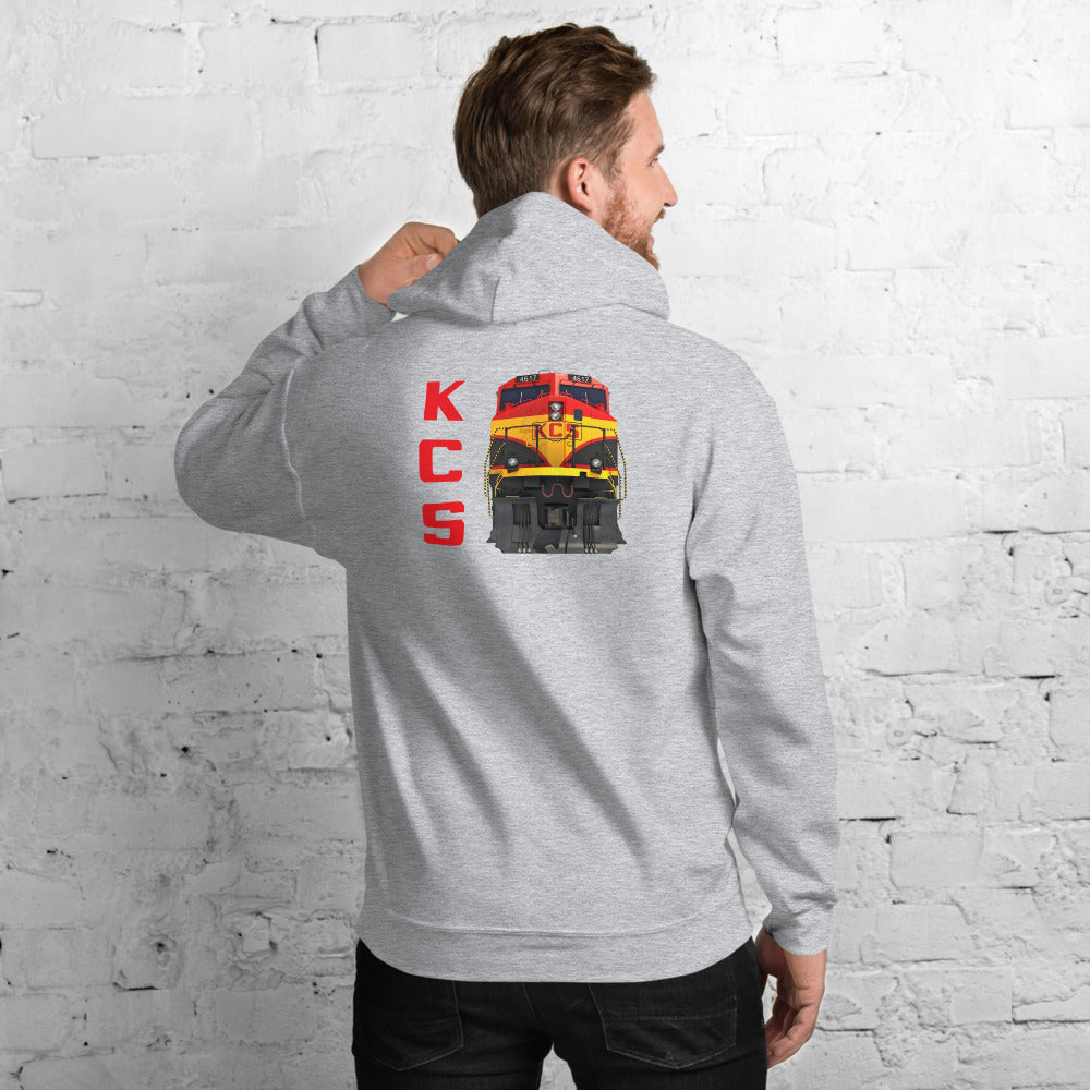 Kansas City Southern Locomotive Pullover Unisex Hoodie - Broken Knuckle Apparel