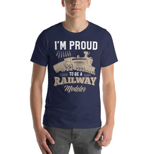 Proud Railway Modeler Men's Short-sleeve t-shirt - Broken Knuckle Apparel